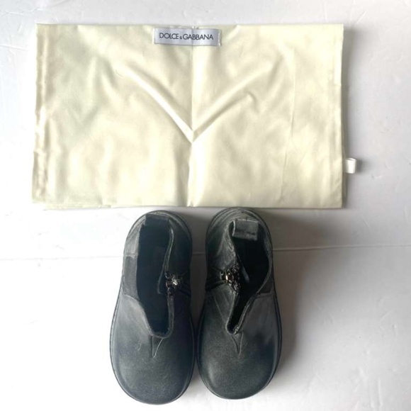 Dolce&Gabbana kids vintage effect ankle boots size EU 22 - Picture 6 of 8